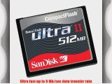 SanDisk SDCFH-512-901 512 MB Ultra II CompactFlash Card