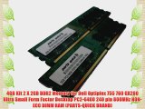 4GB Kit 2 X 2GB DDR2 Memory for Dell Optiplex 755 760 GX280 Ultra Small Form Factor Desktop
