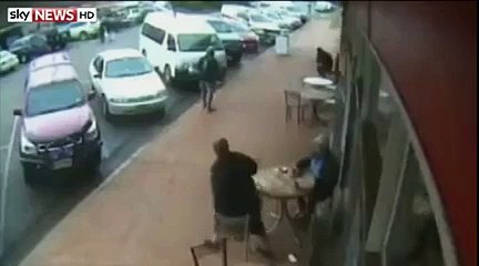 video exclusive de l'explosion d'un cafeteria à sidney