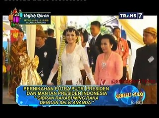 On The Spot - Pernikahan Putra Putri Presiden & Mantan Presiden Indonesia