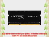 Kingston HyperX Impact Black 16GB Kit (2x8GB) 1866MHz DDR3L CL10 SODIMM 1.35V Laptop Memory