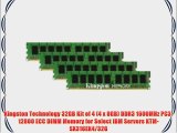Kingston Technology 32GB Kit of 4 (4 x 8GB) DDR3 1600MHz PC3-12800 ECC DIMM Memory for Select