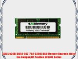 4GB [2x2GB] DDR2-667 (PC2-5300) RAM Memory Upgrade Kit for the Compaq HP Pavilion dv6700 Series