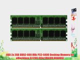 4GB 2x 2GB DDR2-800 MHz PC2-6400 Desktop Memory for eMachines EL1200-06w (MAJOR BRANDS)