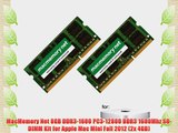 MacMemory Net 8GB DDR3-1600 PC3-12800 DDR3 1600Mhz SO-DIMM Kit for Apple Mac Mini Fall 2012