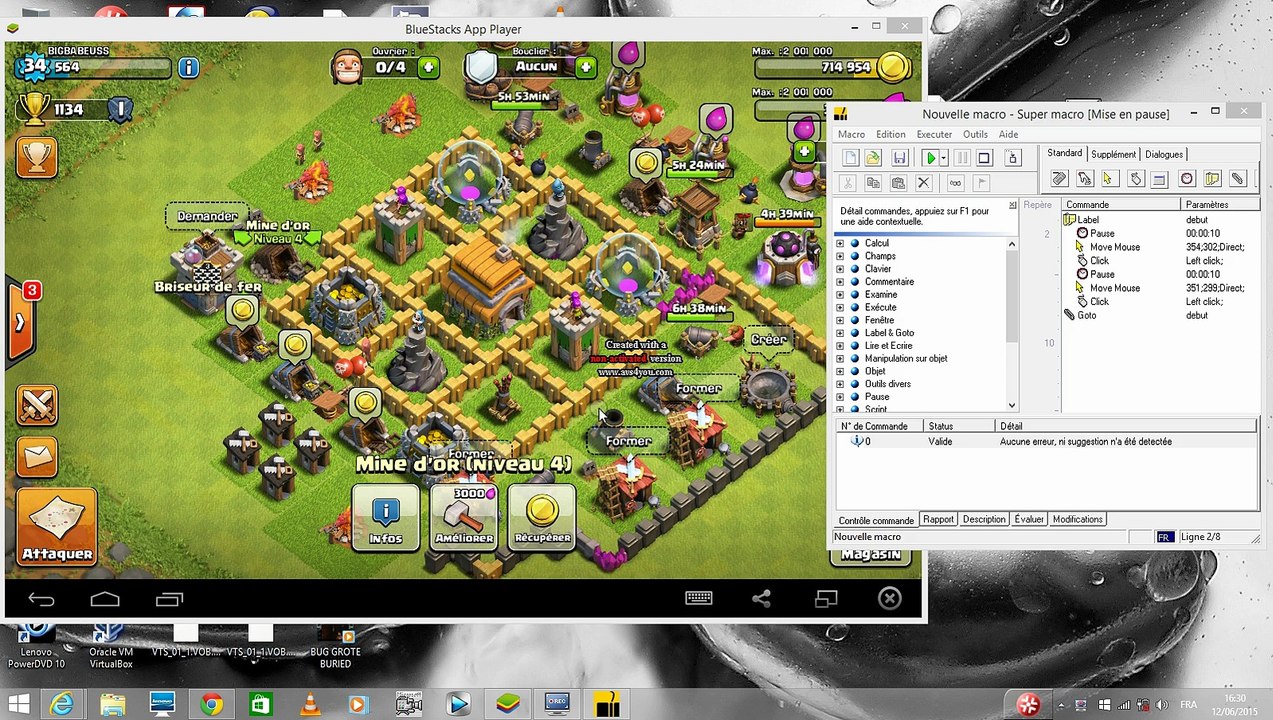 clash of clans bug de malade
