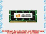 4GB 2x2GB Apple MacBook 2.0GHz (13-inch) MB881LL/A Laptop Memory RAM (DDR2-667MHz 200-pin SODIMM)