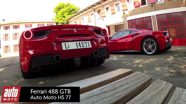 FERRARI 488 GTB (2015) - 0 à 200 km/h par Auto Moto