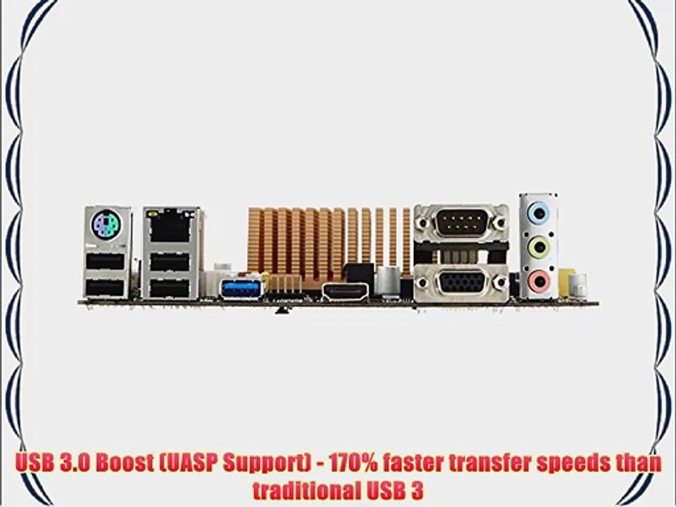 ASUS Intel Celeron J1900 SoC CPU Motherboard with HDMI and USB 3.0 J1900I-C