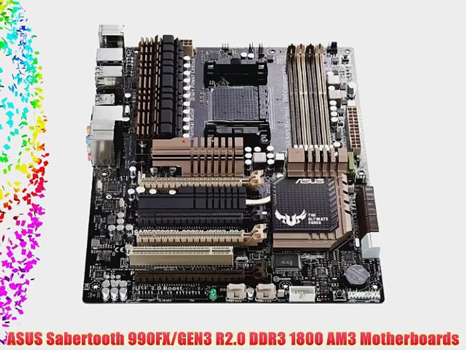 ASUS Sabertooth 990FX/GEN3 R2.0 DDR3 1800 AM3 Motherboards