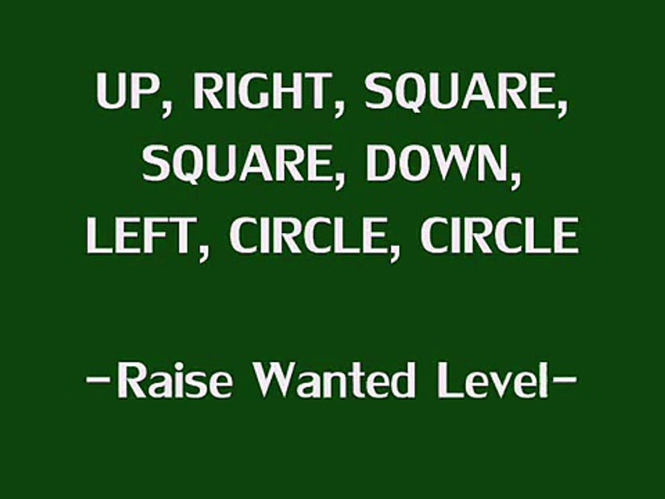 GTA Vice City Stories  Cheats PSP