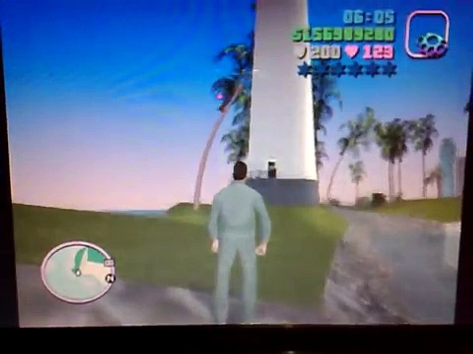 how to swim in GTA Vice City using only the health cheat