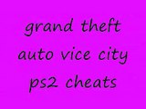 ps2 gta vice city cheats
