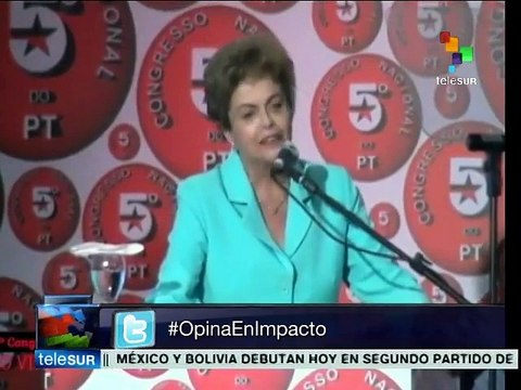 Rousseff: PT, preparado para entender ajustes económicos en Brasil