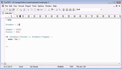 Beginner PHP Tutorial - 23 - Logical Operators_‏_1