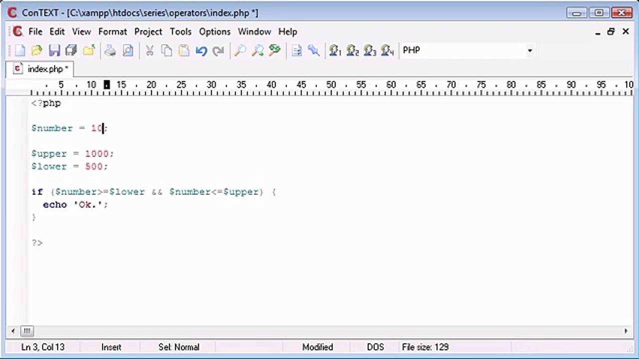 Beginner PHP Tutorial - 23 - Logical Operators_‏_1