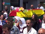 IŞİD'le mücadelede hayatını kaybeden YPG ve YPJ'liler toprağa verildi