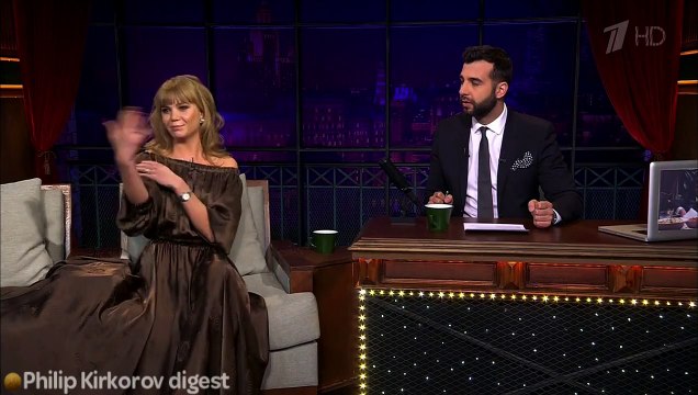 Филипп Киркоров в программе Вечерний Ургант (Острый репортаж с Аллой Михеевой)