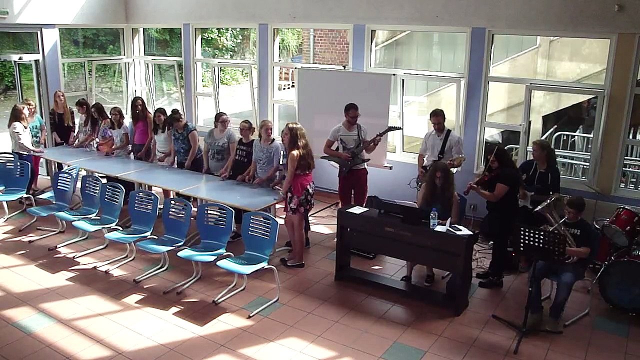 Pen-tap des collégiens de Paul-Duez