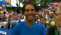 R. Nadal vs. B. Tomic / QF MercedesCup 2015 / LAST GAME & On-court Interview