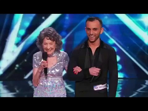 America’s Got Talent 2015 - 96 year old lady Dancer