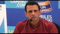 Capriles pone en su sitio a Chávez por meterse con sus abuelos