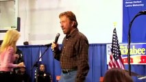 Henniker NH: Huck and Chuck (his favorite Chuck Norris Fact)