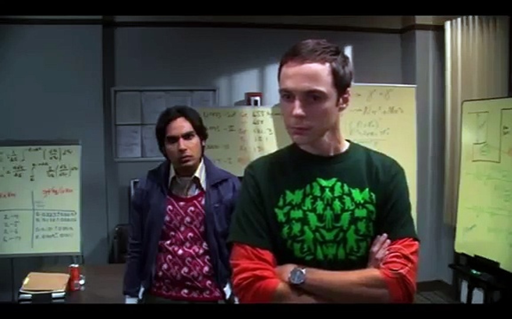 Big Bang Theory :Eye Of The Tiger Scene