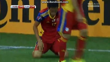 Dossa Junior Own Goal - Andorra 1-0 Cyprus 12.06.2015