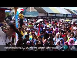 Newsflash: Anwar Ibrahim at Saratok Sarawak
