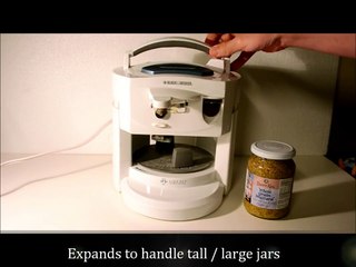 Black & Decker LIDS OFF Automatic Jar Opener Machine Review