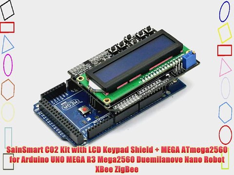 SainSmart C02 Kit with LCD Keypad Shield MEGA ATmega2560 for Arduino UNO MEGA R3 Mega2560