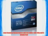 Intel Desktop Motherboard LGA1155 DDR3 1600 MicroATX - BOXDB75EN