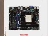 MSI AMD A55 MicroATX DDR3 1600 370 Motherboards FM2-A55M-E33