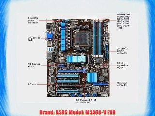 ASUS M5A88-V EVO AMD 880G Socket AM3  HDMI SATA 6Gb/s USB 3.0 ATX Bare Motherboard