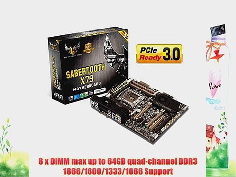 ASUS Sabertooth X79 LGA 2011 Intel X79 SATA 6Gb/s USB 3.0 ATX Intel Motherboard