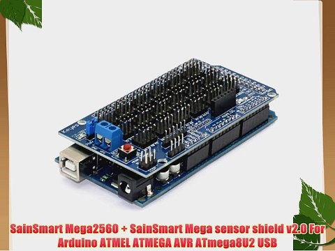 SainSmart Mega2560 SainSmart Mega sensor shield v2.0 For Arduino ATMEL ATMEGA AVR ATmega8U2