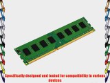 Kingston Value RAM 4GB 1333MHz PC3-10600 DDR3 Non-ECC CL9 DIMM SR x8 STD Height 30mm Intel
