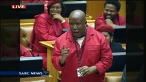 Julius and EFF vs Zuma and Nkandla in Parliament 2014