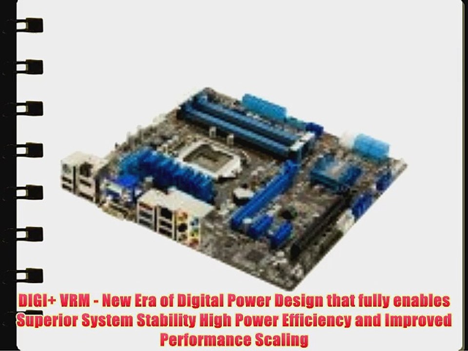 ASUS P8H77-M PRO LGA 1155 Intel H77 HDMI SATA 6Gb/s USB 3.0 Micro ATX Intel Motherboard