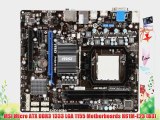 MSI Micro ATX DDR3 1333 LGA 1155 Motherboards H61M-E23 (B3)