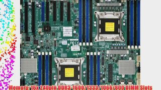 Supermicro Motherboard EATX (Extended ATX) DDR3 1600 Intel - LGA 2011 Motherboards X9DAX-ITF-O