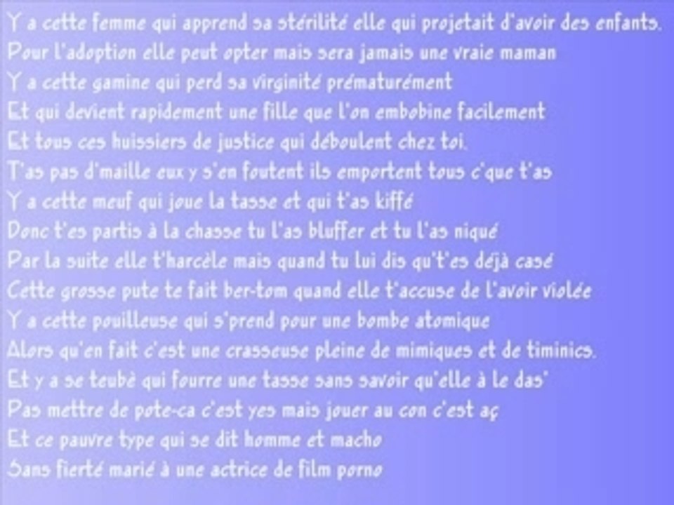 Sniper-Faut de tou pour fare un monde