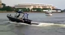 [RAW]:POLICE BOAT CRASHES INTO AND SINKS BOAT IN DC!!!