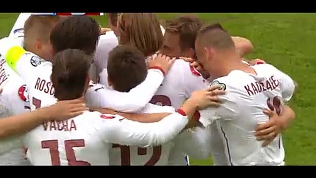 Goal Dockal - Iceland 0-1 Czech Republic - 12-06-2015