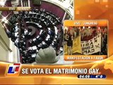 Senado Matrimonio Igualitario Argentina - votación
