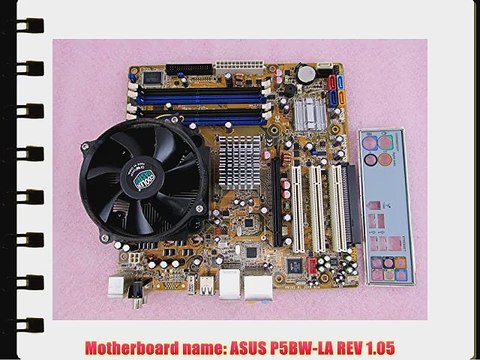 HP Basswood-UL8E 5188-6241 Asus P5BW-LA Motherboard Core2Duo E6400 2.13GHz CPU