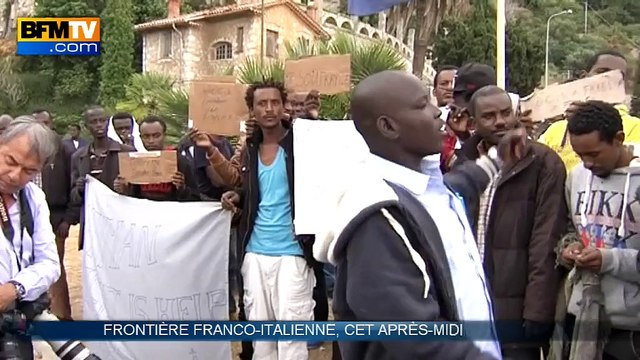 Alpes-Maritimes: des migrants bloqués à la frontière franco-italienne