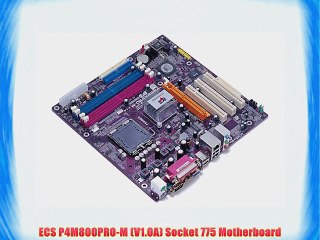 ECS P4M800PRO-M (V1.0A) Socket 775 Motherboard