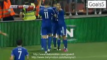 Edin Visca 2 nd Goal Bosnia and Herzegovina 3 - 1 Israel EURO 2016 Qualifying 12-6-2015